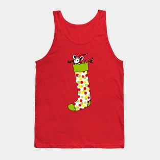 Cute little Christmas mouse Tank Top